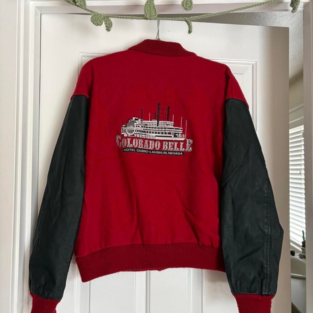 Red Bomber Jacket - Picture 3 of 3